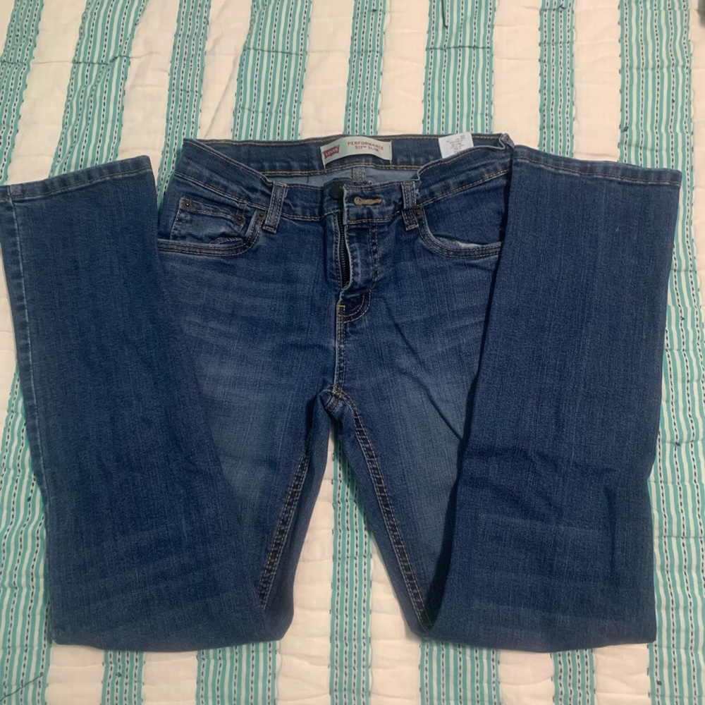Bundle and of three pairs of Levi’s 511 performance slim fit jeans - Picture 5 of 15